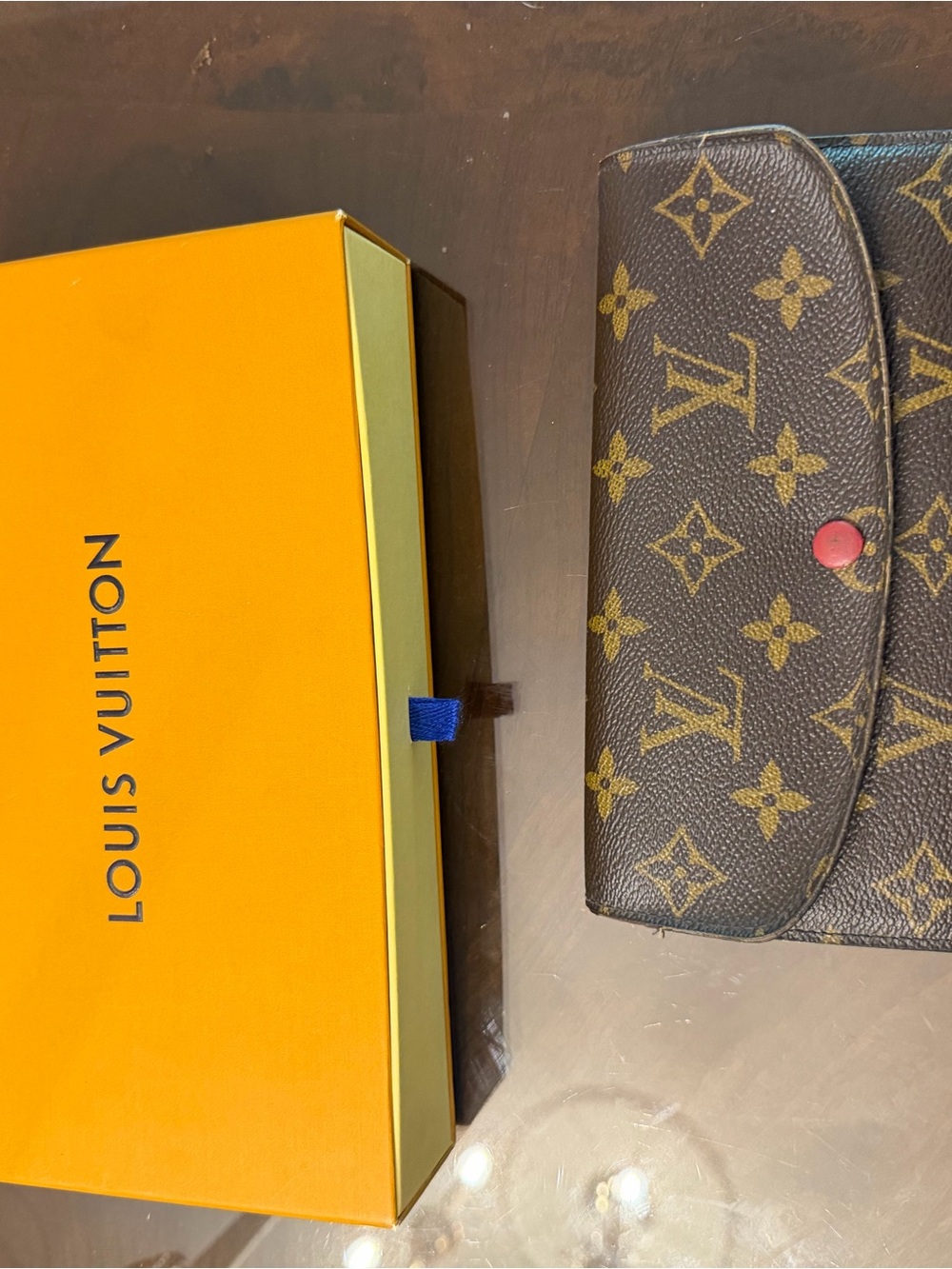 Louis Vuitton Monogram Emilie Wallet in Fuschia